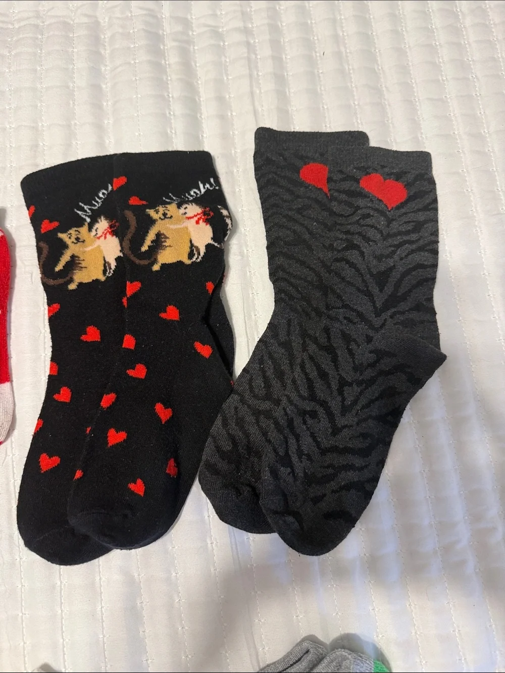 Assorted holiday socks-19 pairs